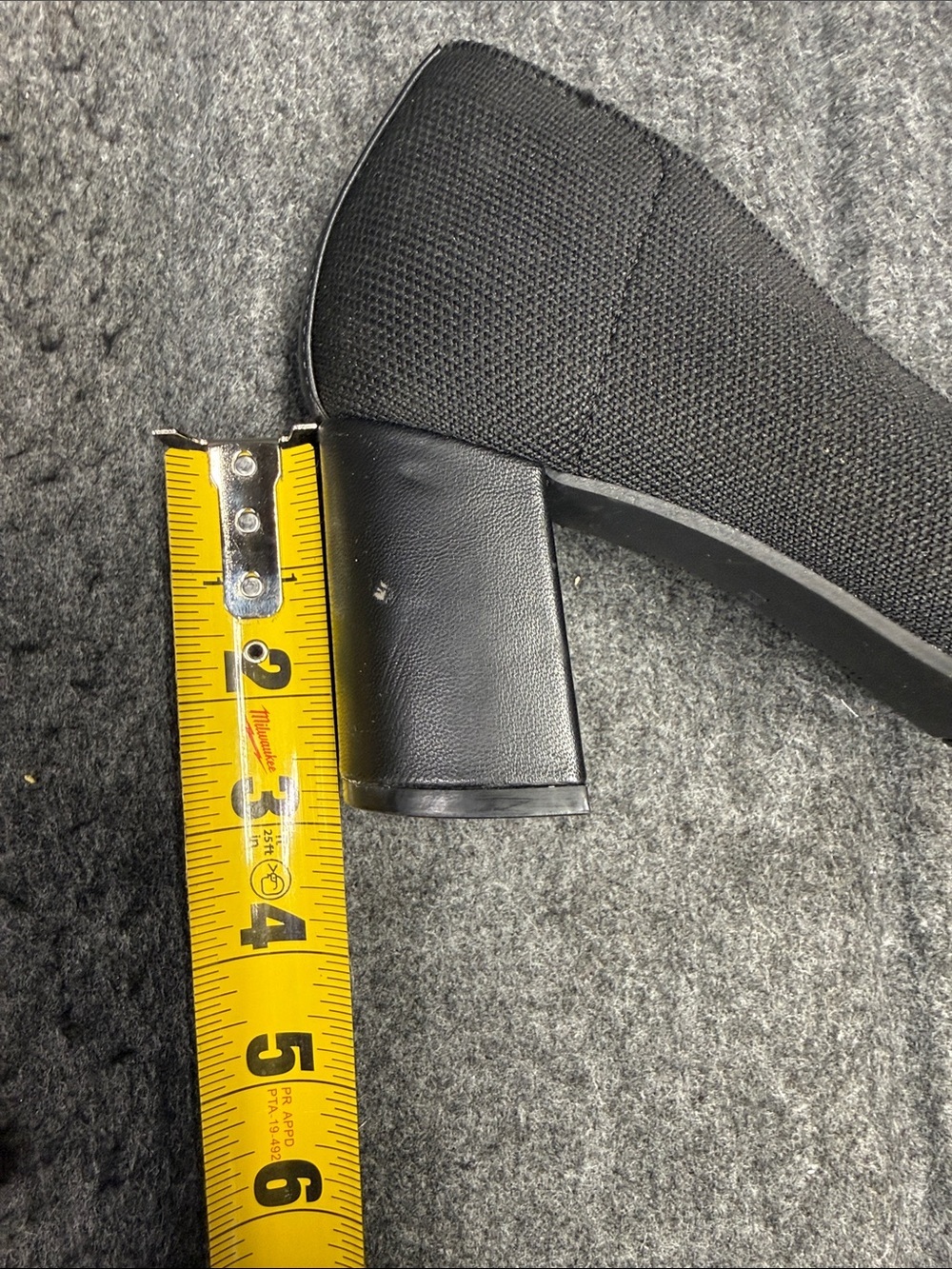 Adrienne Vittadini Black Heels Minimalist Slip-On Design - Picture 7 of 7